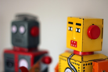 Fototapeta premium Blechroboter