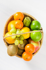 citrus fruits in basket