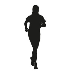 Fototapeta premium Young running woman