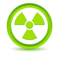 Green nuclear icon