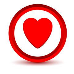 Red heart icon