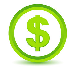 Green dollar icon