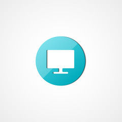 Fototapeta premium Monitor web icon