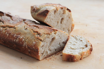 chleb pszenny domowy - ręcznie robiony