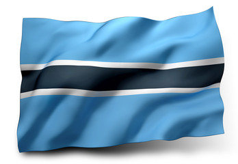 flag of Botswana