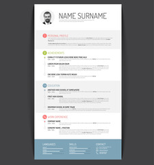 cv / resume template