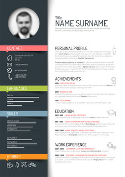 Cv / Resume Template