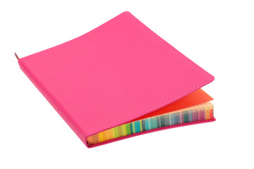Purple Notebook. Isolated