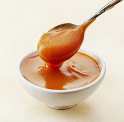 bowl of caramel