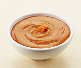 bowl of caramel