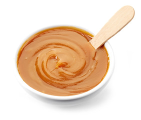 bowl of caramel