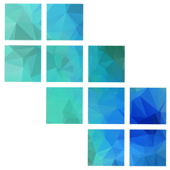 Abstract Geometric backgrounds. Polygonal vector design.