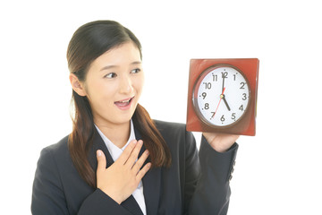 笑顔のOL