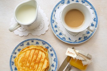 Breakfast background