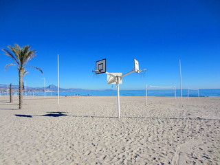 beach basketball