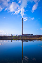 Obraz premium Nickel plant and water treatment plant