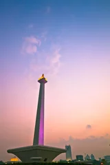 Fotobehang National Monument in Jakarta © Aqnus