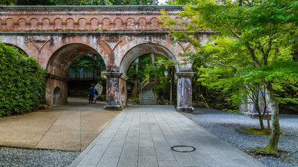 Ancient Aqueduct at Nanzenji Temple in Kyoto