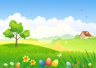Easter countryside