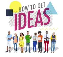 Fototapeta premium Ideas Thinking Concept Inspiration Creativity Concept