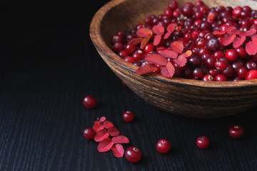 ripe cranberries
