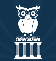 University design, vector illustration.