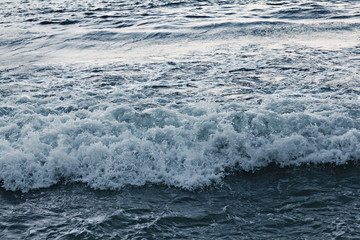 texture waves sea storm gray foam