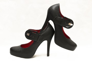 Red and Black High Heel Tower