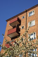 Windows and balconies