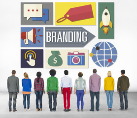 Branding Advertising Business Global Marketing Concept