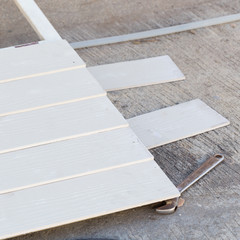 white wood plank in construction work