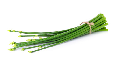 Onion flower isolated on white background