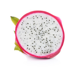 Dragon Fruit isolated against white background.
