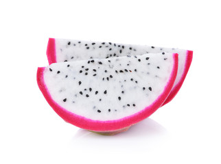 Dragon Fruit isolated against white background.