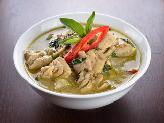 Green chicken Curry , Thai cuisine