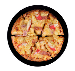 pizza isolated on white background