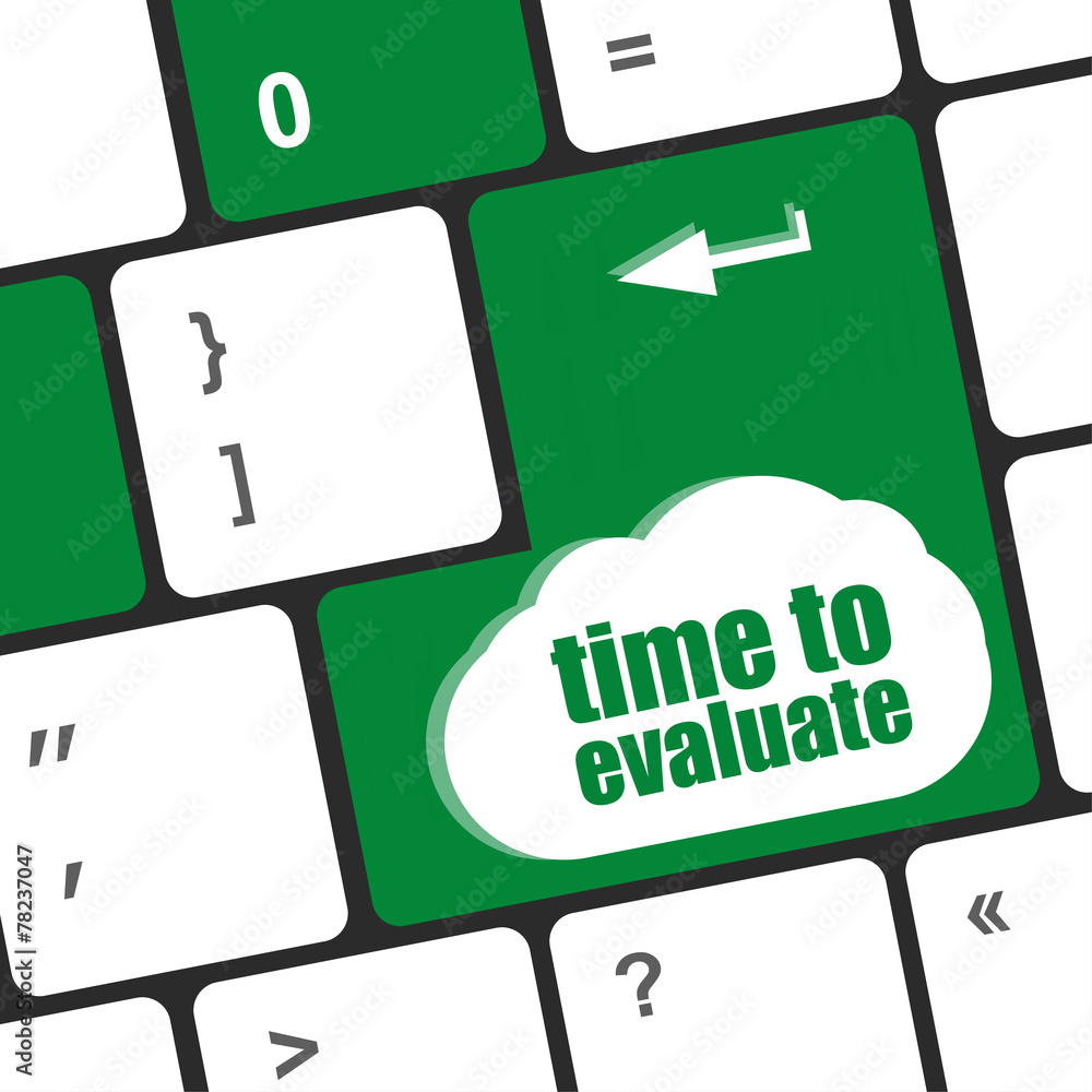 Poster time to evaluate word on computer keyboard - social network