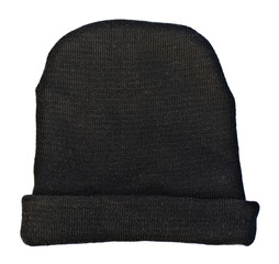 Black Woolen Cap