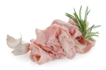 Fresh shaved ham