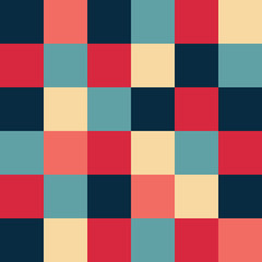 A vector pixel art pattern square background