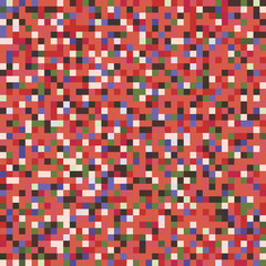 A retro pixel art vector background