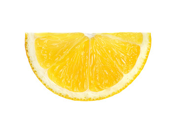 Lemon slice isolated