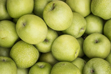 green apples background