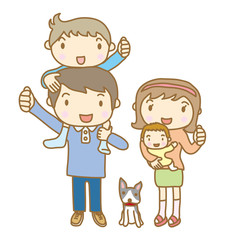 Fototapeta premium 家族 ポートレート