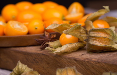 physalis and kumquat