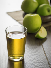 Fresh apple juice