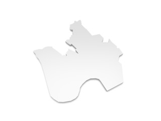 3D Karte Dresden-Pieschen