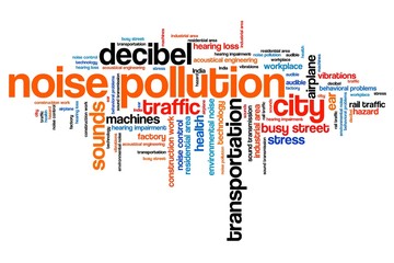 City noise - words set