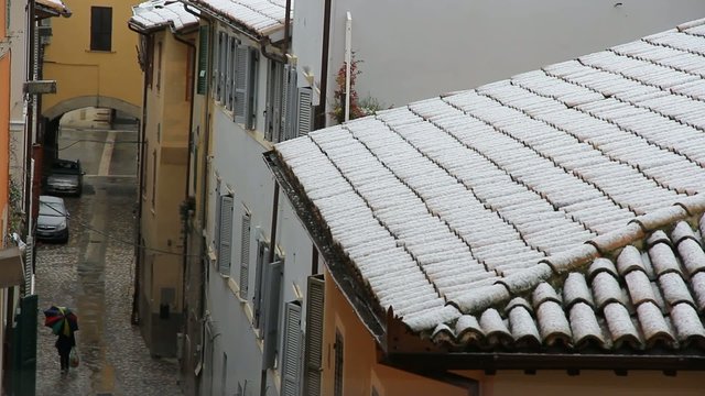 Neve in Borgo Italiano