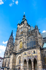 Fototapeta premium Cathedral of St. Vitus, Wenceslas and Vojtech in Prague Castle,